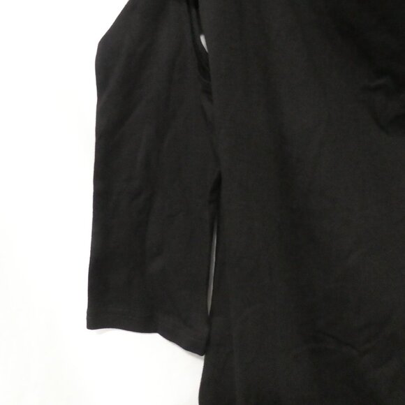 Unbranded | XL - extra large | Black Cold Shoulder & Sleeves Pullover Shirt - Picture 11 of 13